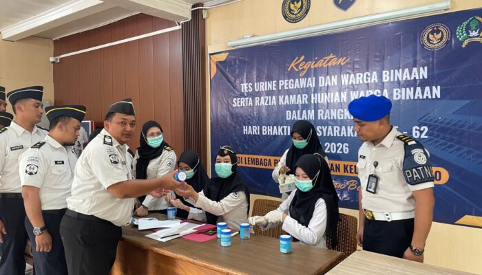 Tes Urin Massal di Lapas Sidoarjo: Perkuat Komitmen Lingkungan Pemasyarakatan Bebas Narkoba