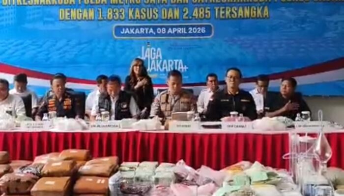 712 Kg Narkoba Dimusnahkan, Polda Metro Jaya Klaim Selamatkan 5,1 Juta Jiwa