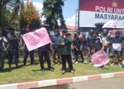 Desak Penindakan Debt Collector Ilegal, Laskar Joga Probolinggo Gelar Aksi di Mapolres