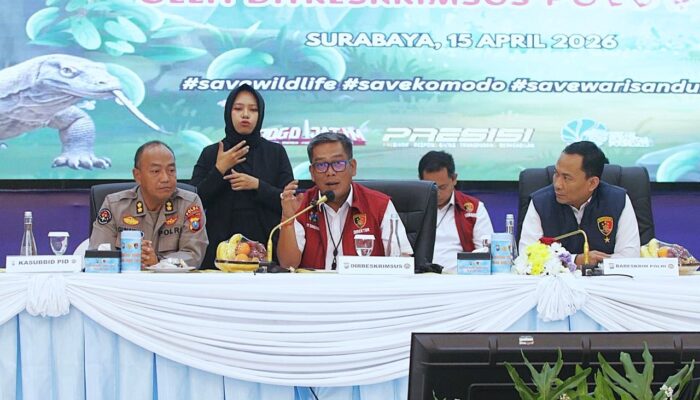 Bongkar 5 Klaster Kejahatan, Polda Jatim Ringkus Belasan Pelaku Perdagangan Satwa Dilindungi