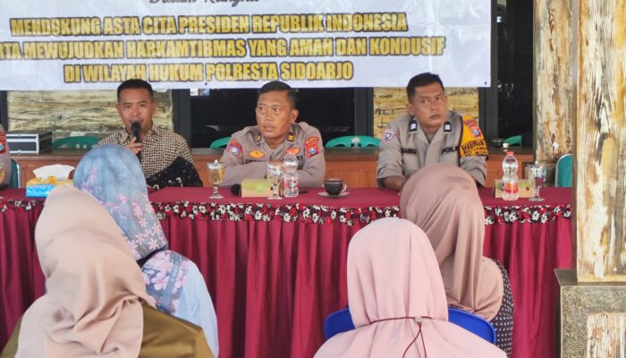 Curhat Kamtibmas di Wonoayu, Polresta Sidoarjo Perkuat Sinergi dan Tampung Aspirasi Warga