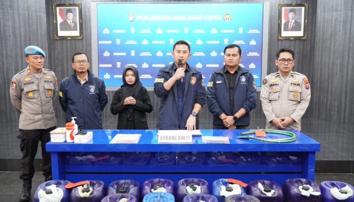 Polresta Malang Kota Bongkar Modus Tangki Modifikasi dan Pembelian Berulang BBM Subsidi Pertalite
