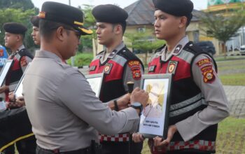 Polres Muratara PTDH Empat Anggota, Kapolres Tegaskan Disiplin Ditegakkan Tanpa Toleransi
