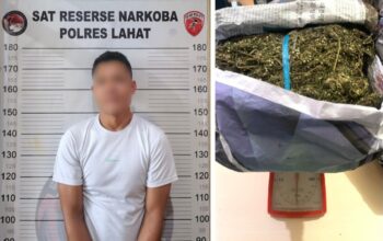 Polres Lahat Gagalkan Peredaran Ganja 1 Kilogram, Tersangka PR Terancam Hukuman Berat