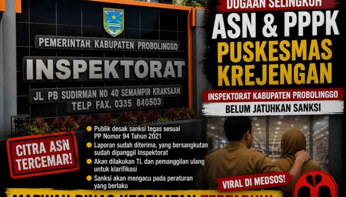 Kasus Dugaan Selingkuh ASN–PPPK Probolinggo, Inspektorat Belum Tetapkan Sanksi