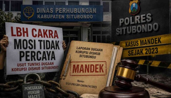 LBH Cakra Buka Suara, Kasus Dishub Situbondo Diduga “Masuk Angin”