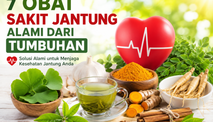 7 Obat Sakit Jantung Alami dari Tumbuhan yang Banyak Dipercaya Masyarakat