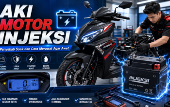 Aki Motor Injeksi: Fungsi, Penyebab Soak, dan Cara Merawat