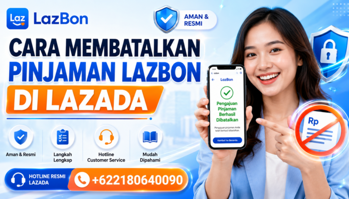 Cara Batalkan Pinjaman LazBon di Lazada Sebelum Dana Cair