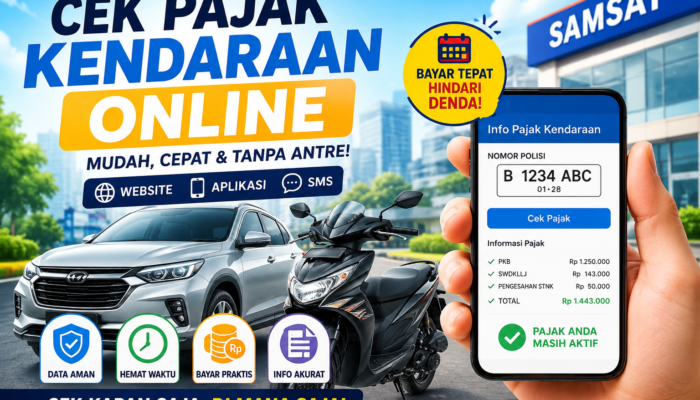 Yuk! Cek Pajak Kendaraan Online dengan Mudah dan Cepat