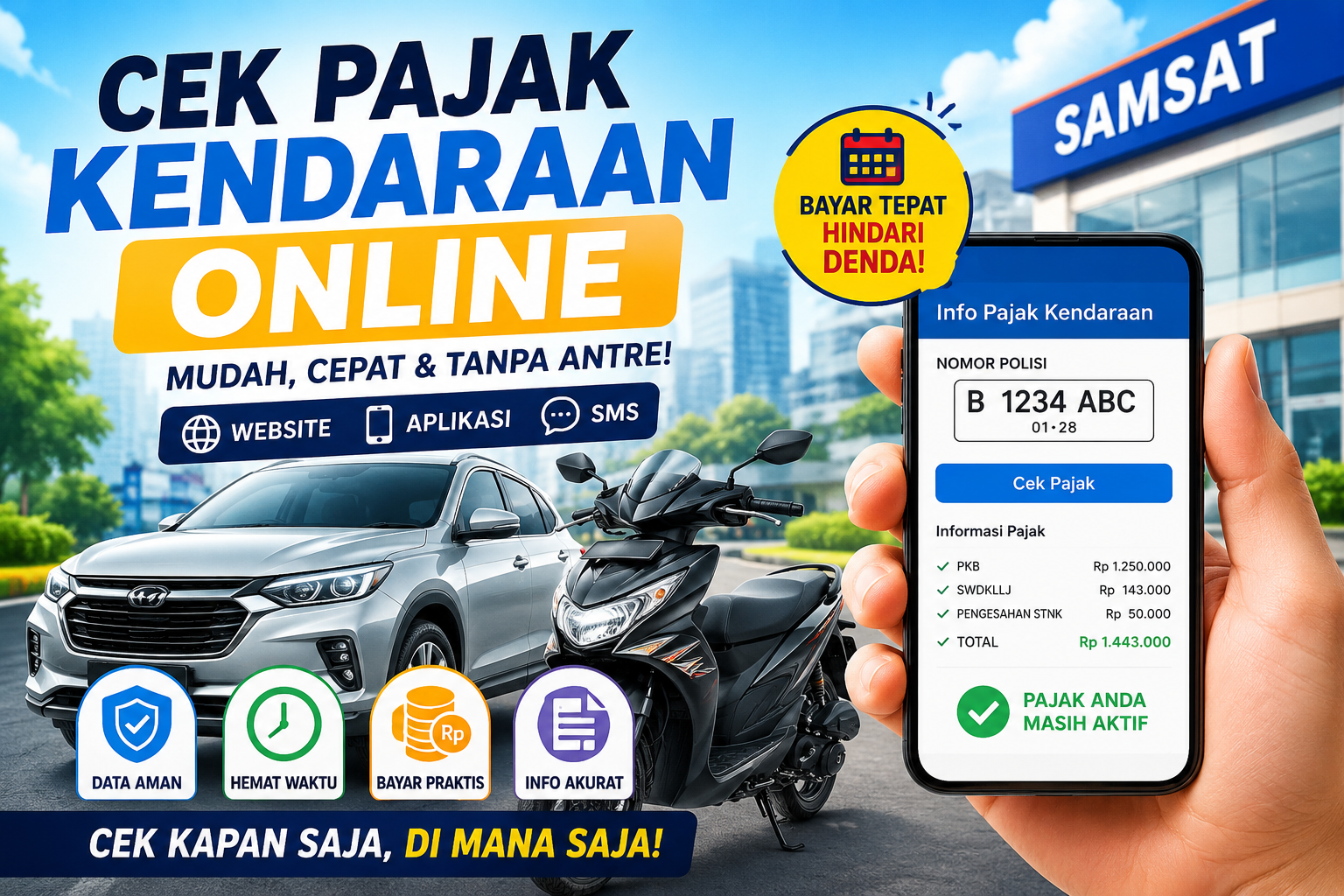 Cek Pajak Kendaraan Online