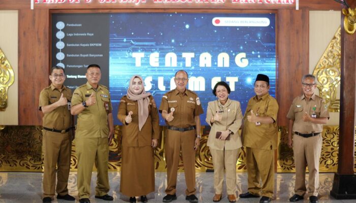 SLAMET Diluncurkan, Pemkab Banyumas Perkuat Tata Kelola ASN Berbasis Data