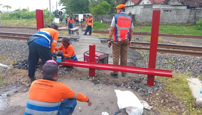 Daop 6 Yogyakarta Tutup 38 Perlintasan Liar Selama 2023-2026