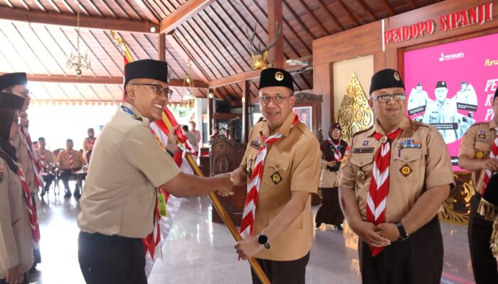 Bupati Sadewo Lepas Kontingen Kwarcab Banyumas untuk Ikuti Pesta Siaga Jateng 2026