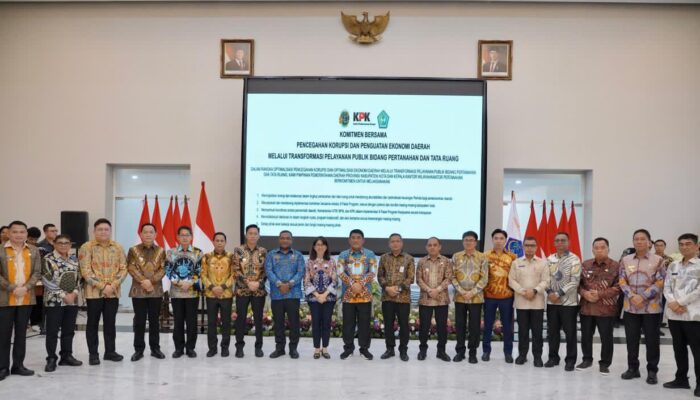 ATR/BPN dan KPK Jadikan Sulut Pilot Project Reformasi Layanan Pertanahan, Fokus Cegah Korupsi