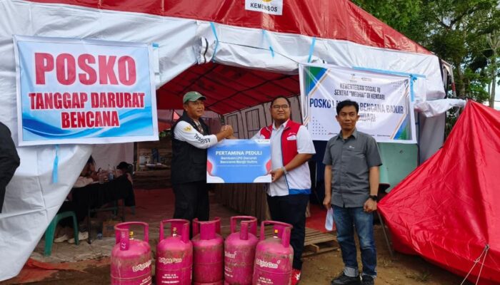 Pertamina Salurkan Bantuan untuk Korban Banjir Kendari