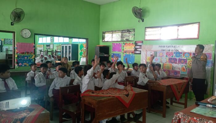 Polsek Wonoayu Edukasi Siswa SDN Lambangan Cegah Bullying