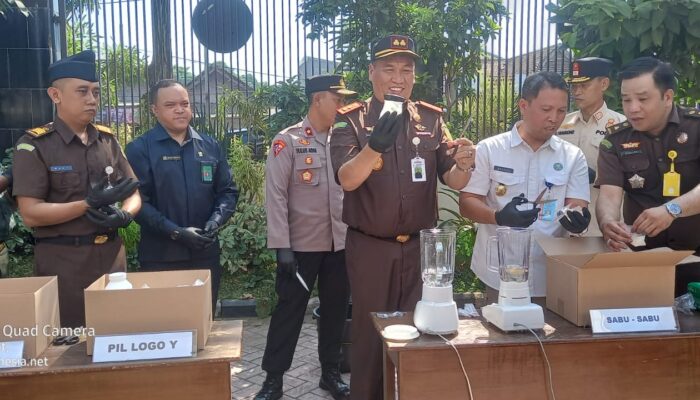 Kejari Kabupaten Pasuruan Musnahkan Barang Bukti, Kasus Narkoba Paling Dominan