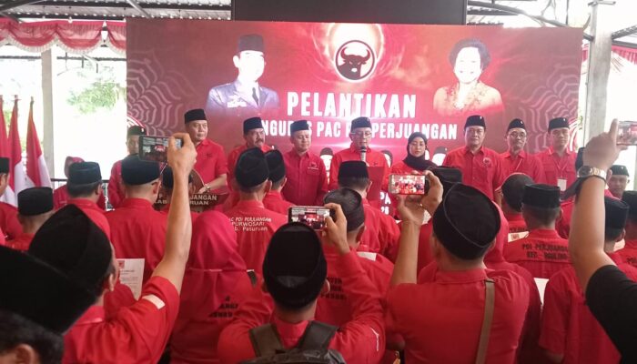 PDIP Pasuruan Lantik 28 Pengurus PAC, Dominasi Generasi Muda untuk Perkuat Struktur Partai