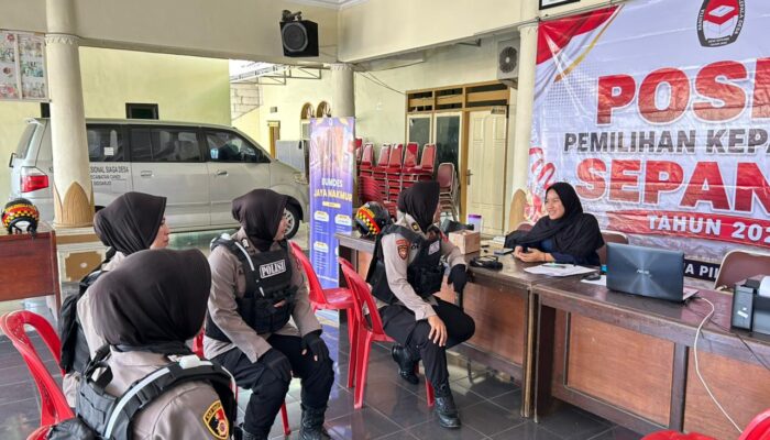 Polwan Jenggala Presisi Intensifkan Cooling System Jelang Pilkades Serentak