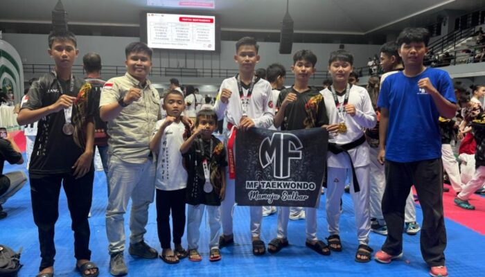 MF Taekwondo Mamuju Ukir Prestasi di Kejuaraan Nasional Piala KONI Pusat