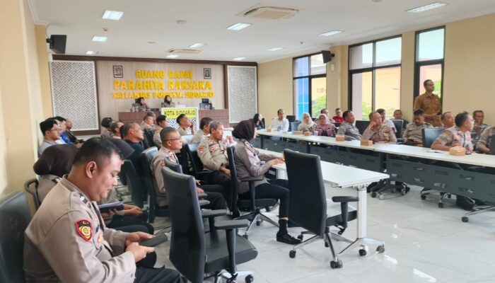 Polresta Sidoarjo Dorong Ketahanan Pangan Lewat Sosialisasi KUR Himbara untuk Petani
