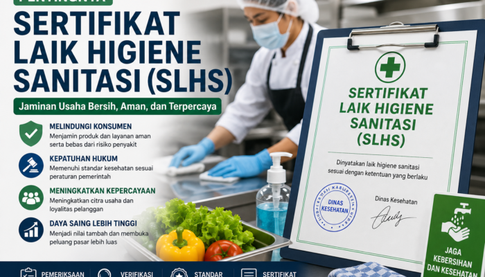 Sertifikat Higiene Sanitasi Jadi Kunci Kepercayaan Konsumen