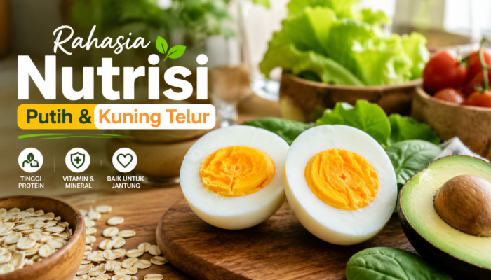 Putih Telur dan Kuning Telur: Mana Lebih Sehat untuk Tubuh?