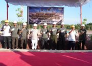 Pangdam II/Sriwijaya Letakkan Batu Pertama Pembangunan Masjid