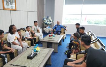 Jelang Piala KONI Pusat, Atlet MF Taekwondo Dapat Suntikan Semangat dari Gubernur Sulbar SDK