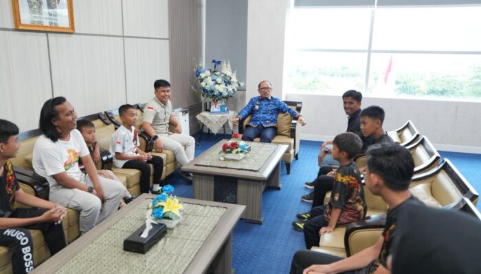 Jelang Piala KONI Pusat, Atlet MF Taekwondo Dapat Suntikan Semangat dari Gubernur Sulbar SDK