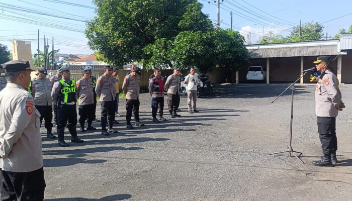 Antisipasi May Day, Polsek Porong Siaga di Titik Rawan dan Jalur Buruh ke Surabaya