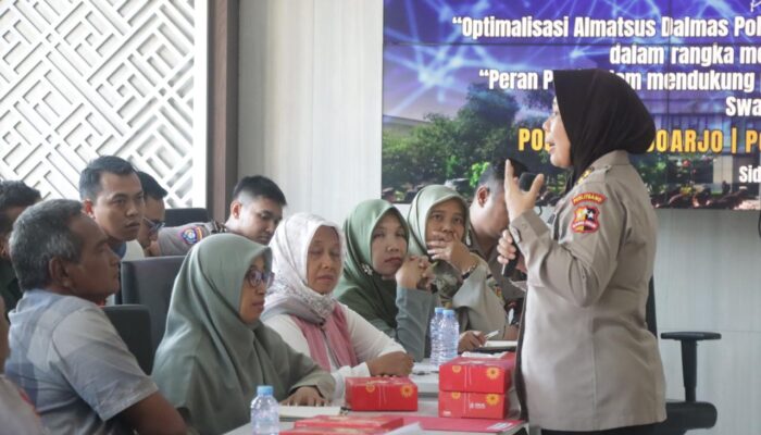 Puslitbang Polri Teliti Almatsus Dalmas dan Ketahanan Pangan di Polresta Sidoarjo