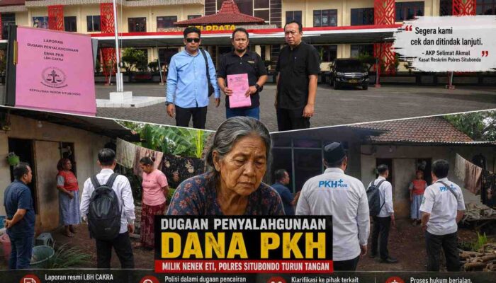 Kasus PKH Nenek Eti Masuk Ranah Hukum, Polres Situbondo: “Segera Kami Cek dan Tindak Lanjuti”