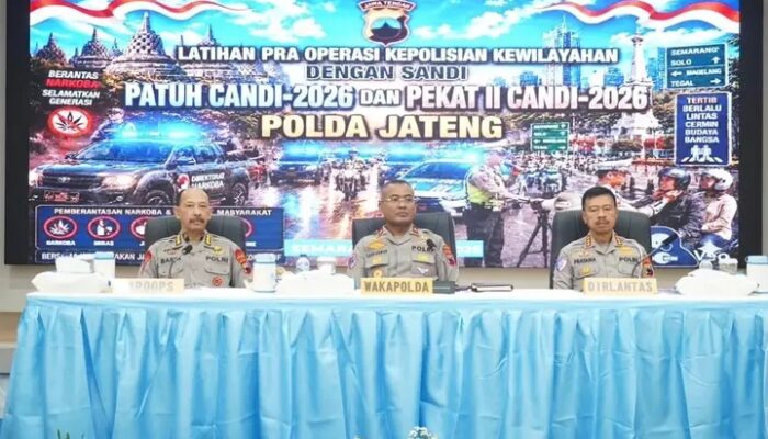 Polda Jateng Matangkan Operasi Patuh Candi 2026, Penertiban Plat Nopol Kendaraan Jadi Prioritas Pengawasan