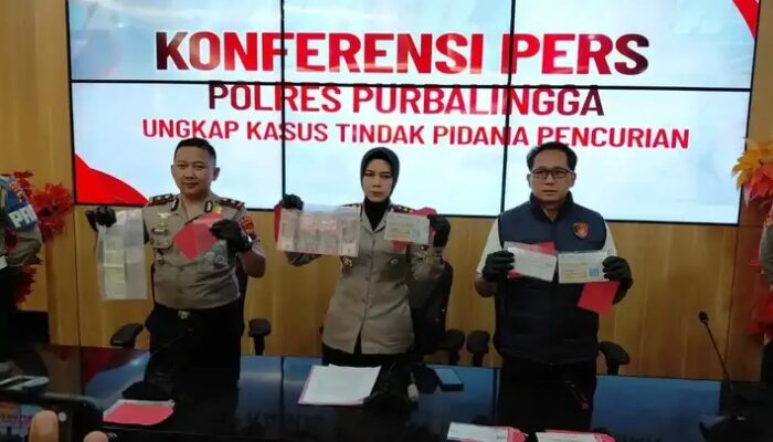 Residivis Asal Cilacap Curi Emas Rp26 Juta di Purbalingga