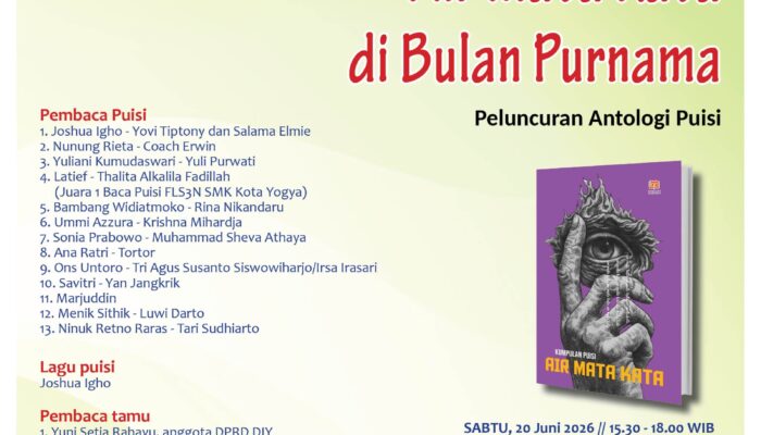 APMD dan SBP Luncurkan Buku Puisi karya 13 Penyair Yogyakarta