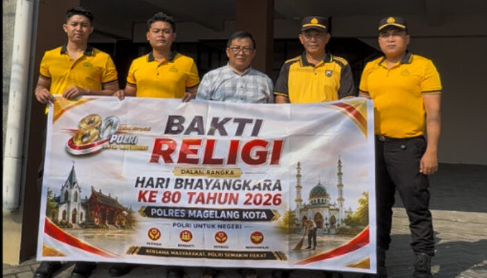 Polres Magelang Kota Gelar Bakti Religi di Masjid, Gereja dan Klenteng