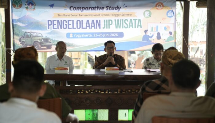 Pengelola Balai Besar TNBTS Kagumi Sistem Pengelolaan Jip Wisata Lereng Merapi Sleman
