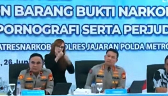 Polda Metro Jaya Ungkap 3.809 Kasus Narkoba, Sita 17,45 Ton Barang Bukti Selama Semester I 2026