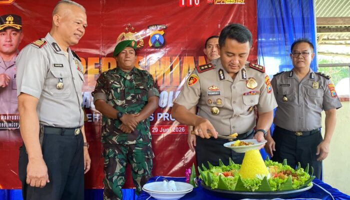 Kapolres Probolinggo Resmikan Renovasi Polsek Bantaran dan Besuk, Dorong Pelayanan Publik Makin Optimal