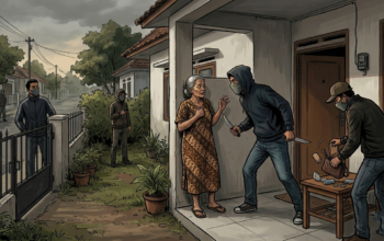 Sadis! Perampok Bersenjata Sikat Rp233 Juta Milik Nenek Pedagang Melinjo di Kebumen