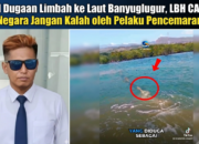 Viral Dugaan Limbah ke Laut Banyuglugur, LBH CAKRA: Negara Jangan Kalah oleh Pelaku Pencemaran