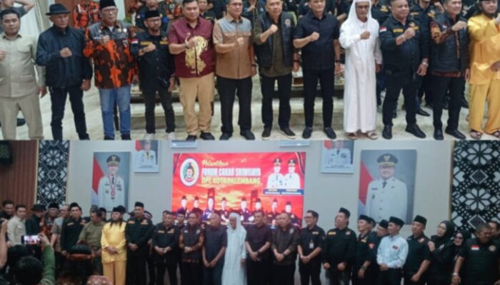 Diky Haitami dan Satria Amri Hadiri Pelantikan Forum Cakar Sriwijaya DPC Palembang