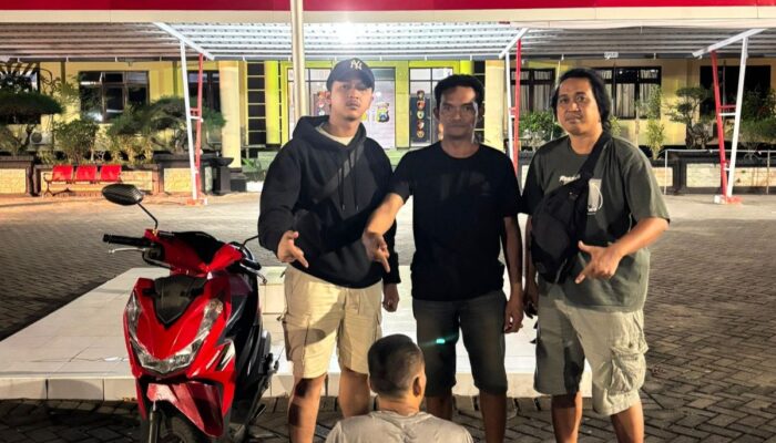 Tim URC Satreskrim Polres Situbondo Tangkap Pelaku Curanmor, Motor Curian Berhasil Disita