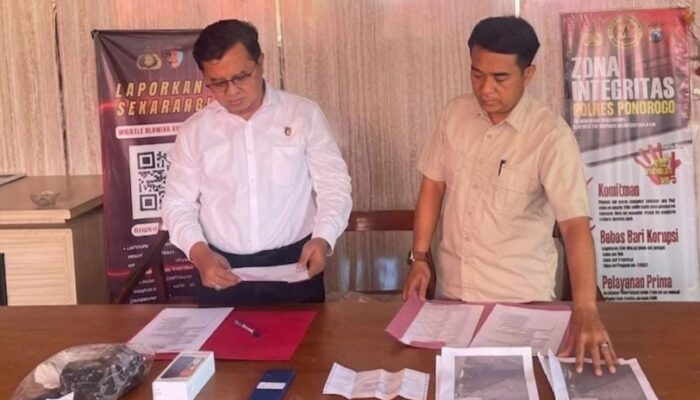 Bobol Rumah dan Curi Handphone, Remaja di Ponorogo Diringkus Polisi