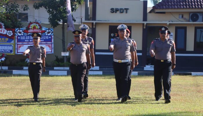 86 Personil Polresta Magelang Naik Pangkat, 22 Diwisuda Purnabakti
