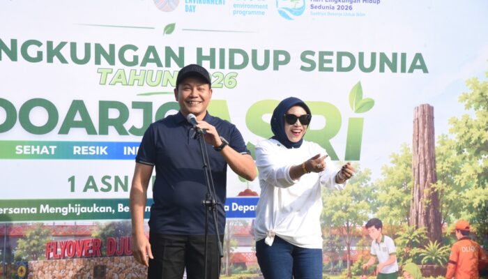 Peringati Hari Lingkungan Hidup Sedunia 2026, Pemkab Sidoarjo Kerahkan Ribuan ASN Tanam Pohon