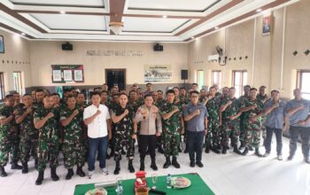 Perkuat Sinergi TNI-Polri, Polres Situbondo Sosialisasikan P4GN untuk Perangi Narkoba