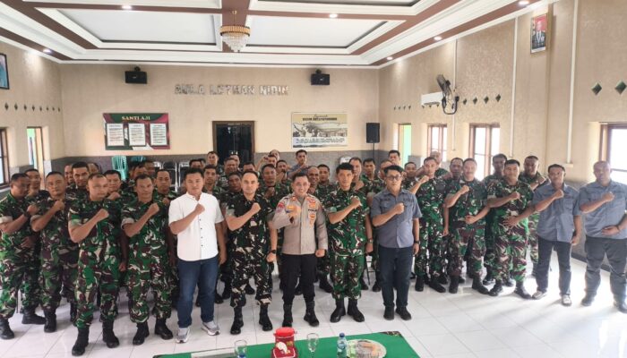 Perkuat Sinergi TNI-Polri, Polres Situbondo Sosialisasikan P4GN untuk Perangi Narkoba